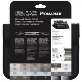   ProMarker® Grey and black tones set 24 db, filctoll készlet.,