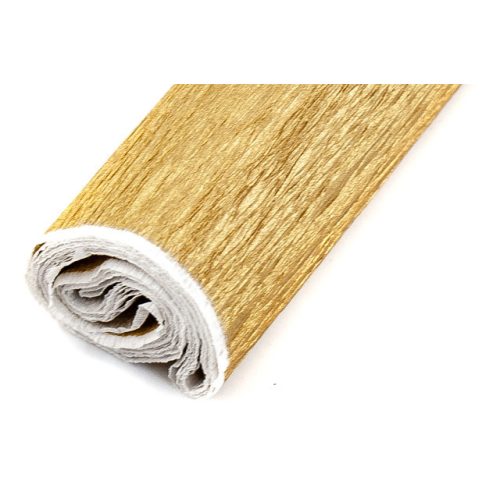 Krepp papír (0,5x2m) arany 32