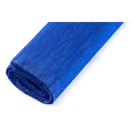 Krepp papír (0,5x2m) középkék 17
