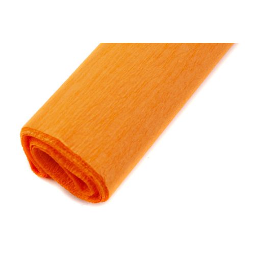 Krepp papír (0,5x2m) mandarinsárga  05
