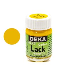 Deka Color Lack, fényes akrilfesték, 25ml, sárga