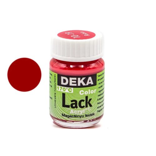 Deka Color Lack, fényes akrilfesték, 25ml, rubin