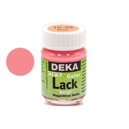 Deka Color Lack, fényes akrilfesték, 25ml, rózsaszín