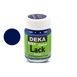 Deka Color Lack, fényes akrilfesték, 25ml, sötétkék