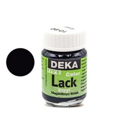 Deka Color Lack, fényes akrilfesték, 25ml, fekete