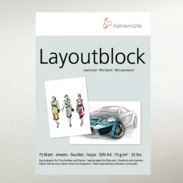   Hahnemühle Layout tömb filctollakhoz A3 75 lap, 75g/m2 savmentes