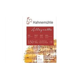   Hahnemühle Allegretto akvarell tömb A4 10lap, 150g/m2 durva szemcsés, savmentes