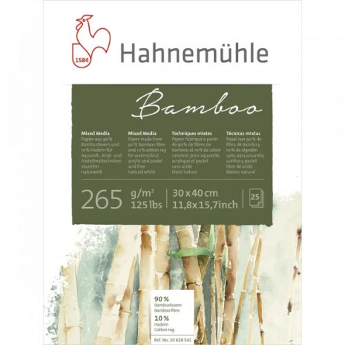 Hahnemühle Bamboo tömb kevert technikákhoz 30x40cm 25lap, 265g/m2, savmentes