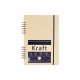 Hahnemühle Kraft Paper Sketch book&booklet, spirálos 120g/m2, 80lap, méret: A5