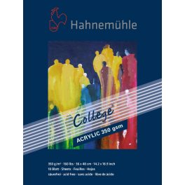   Hahnemühle College festőblokk, festőkarton 30x40cm, 350g/m² - 10lap