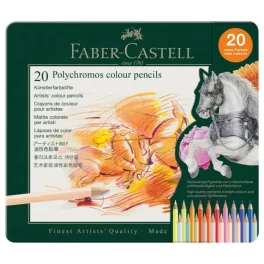 Faber-Castell Polychromos ceruza készlet 20db, fémdobozos