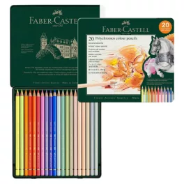 Faber-Castell Polychromos ceruza készlet 20db, fémdobozos