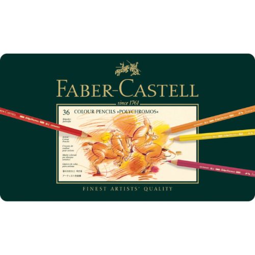Faber-Castell Polychromos ceruza készlet 36db, fémdobozos