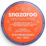 Snazaroo arcfesték, 18ml, narancssárga