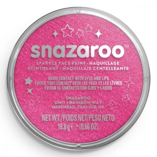 Snazaroo arcfesték, 18ml, csillogó pink