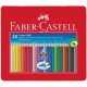 Faber-Castell GRIP színes ceruza 24db - fém dobozban