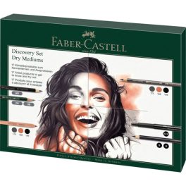   Faber-Castell művészceruza készlet 17db - Discovery Set Dry Mediums