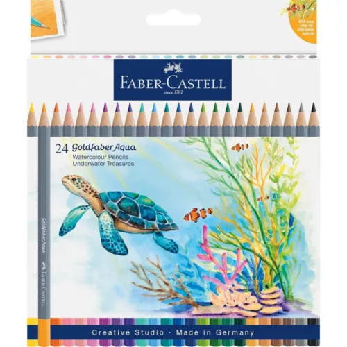 Faber-Castell Goldfaber Aqua akvarell ceruza 24db - Underwater Treasures