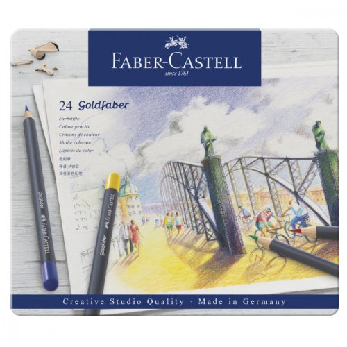 Faber-Castell Goldfaber színes ceruza 24db fémdobozban