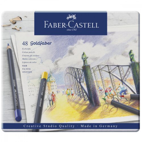 Faber-Castell Goldfaber színes ceruza 48db fémdobozban