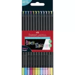 Faber-Castell színes ceruza készlet - Black Edition Neon + pasztell- 12db