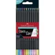 Faber-Castell színes ceruza készlet - Black Edition Neon + pasztell- 12db