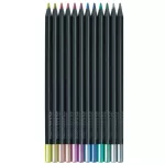 Faber-Castell színes ceruza készlet - Black Edition Metál - 12db