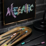 Faber-Castell színes ceruza készlet - Black Edition Metál - 12db