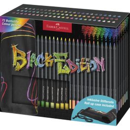   Faber-Castell színes ceruza készlet - Black Edition - 72db tekercses tolltartóban