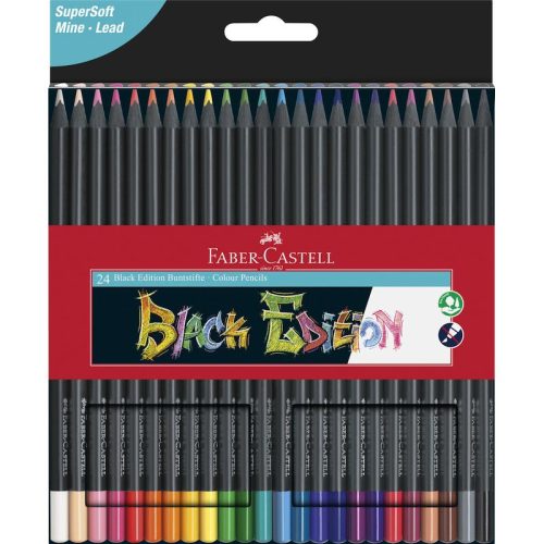 Faber-Castell színes ceruza készlet - Black Edition - 24db