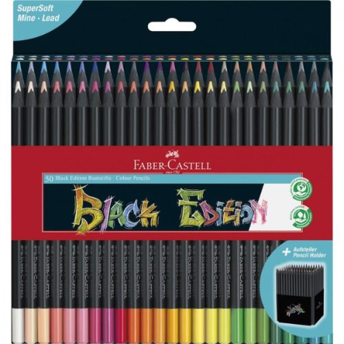 Faber-Castell színes ceruza készlet - Black Edition - 50db