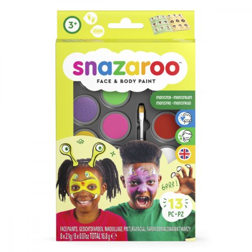 Snazaroo arcfestő készlet, Monster - Szörnyek