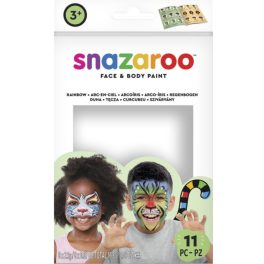 Snazaroo arcfestő készlet - Szivárvány 8x2ml
