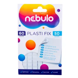 Plasti Fix gyurmaragasztó Nebulo, 60 kocka/50 g