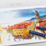 Faber-Castell Creative Studio olajpasztell kréta készlet, 12db