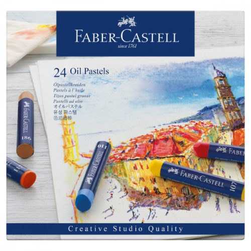 Faber-Castell Creative Studio olajpasztell kréta készlet, 24db