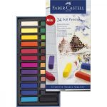 Faber-Castell porpasztell MINI kréta készlet, 24 db feles méret