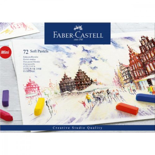 Faber-Castell porpasztell MINI kréta készlet, 72 db feles méret