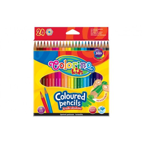 Colorino Kids 24db-os színesceruza készlet hexagonal
