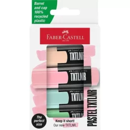   Faber-Castell szövegkiemelő készlet (4db) - MINI pasztell 