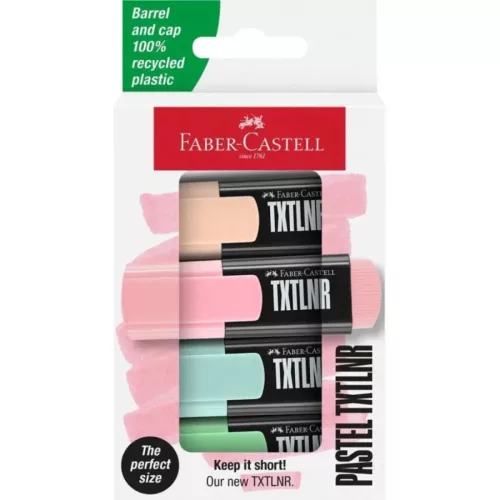 Faber-Castell szövegkiemelő készlet (4db) - MINI pasztell 