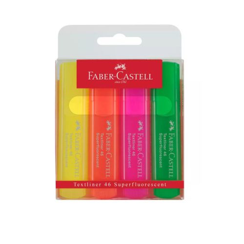 Faber-Castell szövegkiemelő készlet superfluo (4db)