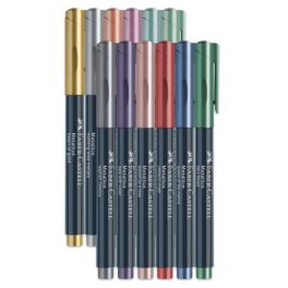   Faber-Castell metál művész filc szett Kreatív Studió 12db-os