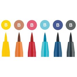  Faber-Castell Pitt művész filctoll MANGA "Shônen" 6db-os