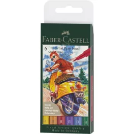   Faber-Castell Pitt Artist ecsetfilc készlet, 6db - színkör
