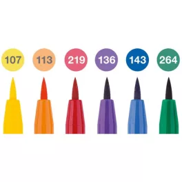   Faber-Castell Pitt Artist ecsetfilc készlet, 6db - színkör