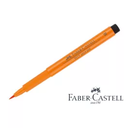   Pitt művészfilc B (ecsetvégű), középsárga - orange glaze *113 Faber-Castell