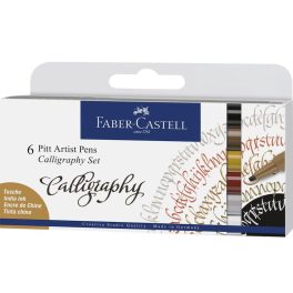   Faber-Castell Pitt filc készlet kalligráfiához C (2,5mm), 6db 