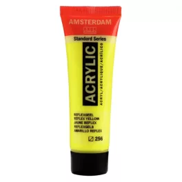   Talens Amsterdam akrilfesték 20ml - fényvisszaverő sárga 256 (reflex yellow)