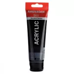 Talens Amsterdam akrilfesték 120ml - vasoxid fekete 735 (oxid black)